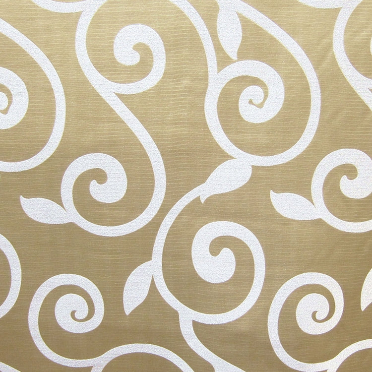 Beige Swirl Upholstery Drapery selling Fabric