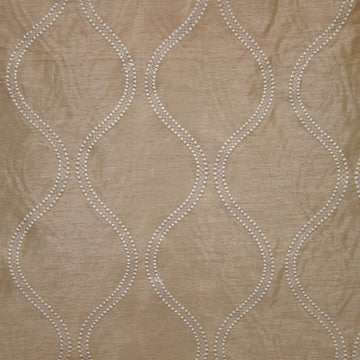 HHF Hour Glass Beige - Woven Drapery Fabric