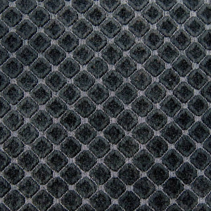 Cobblestones Black - Chenille Upholstery Fabric