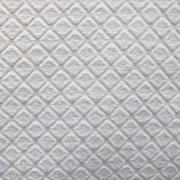 HHF Cobblestones White - Chenille Upholstery Fabric