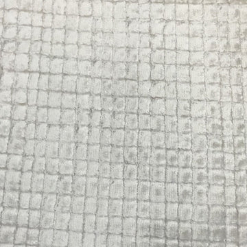 HHF Pierre Cream - Velvet Upholstery Fabric