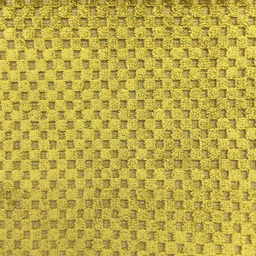 HHF Tartan Gold - Velvet Upholstery Fabric