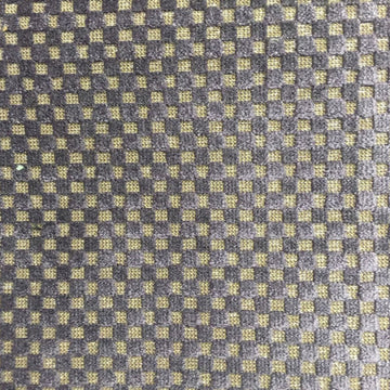 HHF Tartan Plum - Velvet Upholstery Fabric