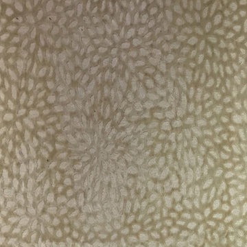 HHF Florecita Ivory - Velvet Upholstery Fabric