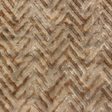 HHF Devious Beige - Velvet Upholstery Fabric