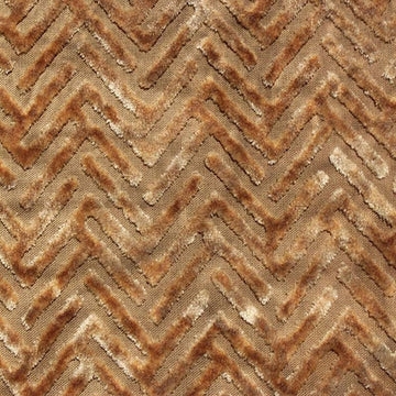 HHF Devious Brass - Velvet Upholstery Fabric