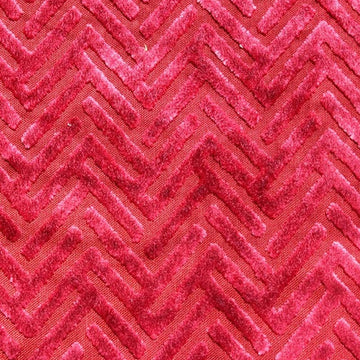 HHF Devious Cranberry - Velvet Upholstery Fabric