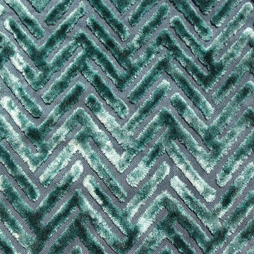 HHF Devious Jade - Velvet Upholstery Fabric