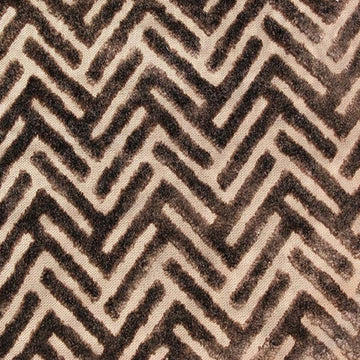 HHF Devious Mocha - Velvet Upholstery Fabric