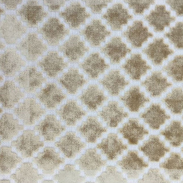 Arcade Beige - Velvet Upholstery Fabric