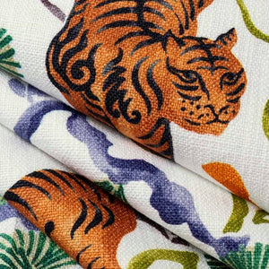 Corbett Sapphire - Linen Like Upholstery Fabric