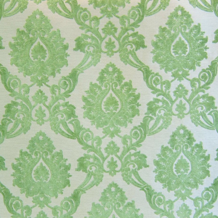 HHF Imperial Pistachio - Green Rayon Velvet Upholstery Fabric