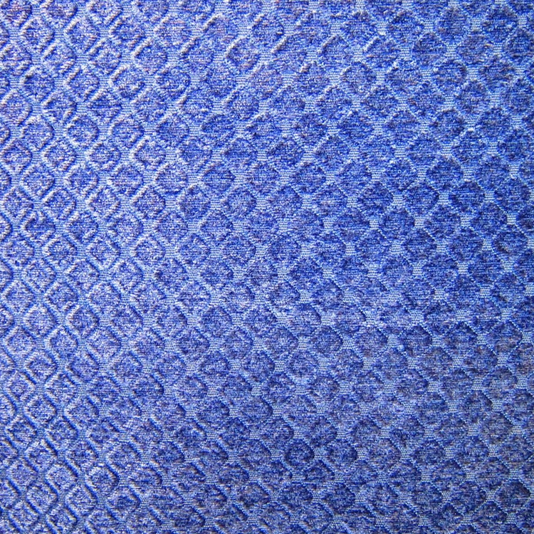 chenille fabric blue