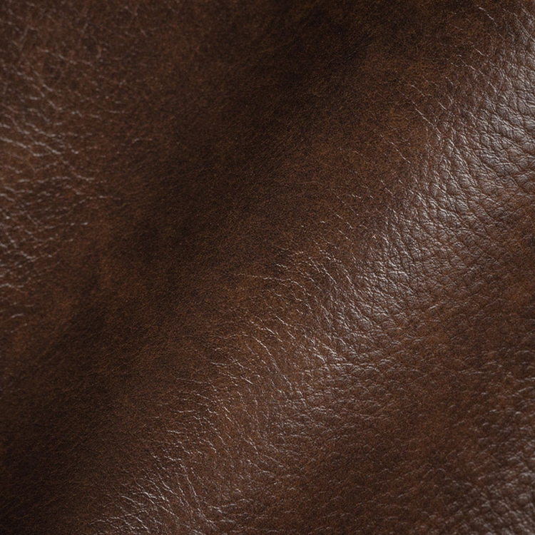 Walnut Faux Leather Fabric, Monza 1283