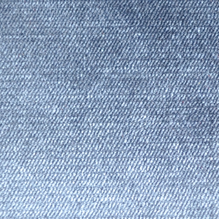 Royal Indigo Blue Solid Texture Velvet Upholstery Fabric by The Yard