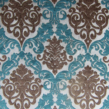 Alexis Peacock - Chenille Upholstery Fabric