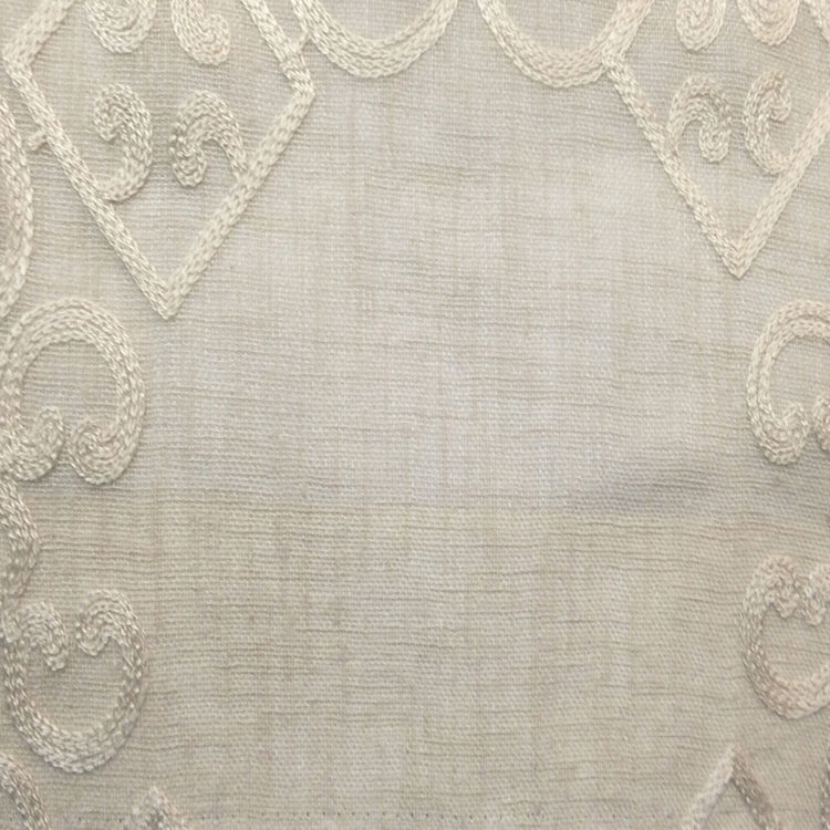 HHF Gisella Flax - Sheer Drapery Fabric