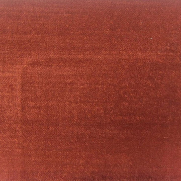 HHF Imperial Terracotta - Red Rayon Velvet Upholstery Fabric