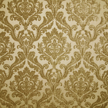 HHF Marcus Gold - Chenille Upholstery Fabric