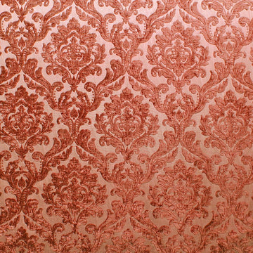 HHF Marcus Rust - Chenille Upholstery Fabric