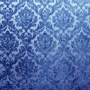 HHF Marcus Sapphire - Chenille Upholstery Fabric