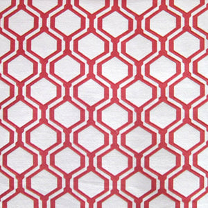 HHF Honeycomb Cranberry - Woven Upholstery Fabric