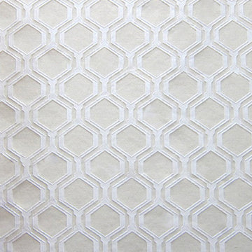 HHF Honeycomb Cream - Woven Upholstery Fabric