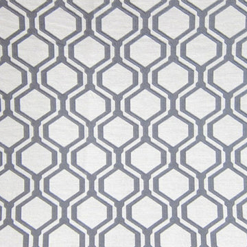 HHF Honeycomb Grey - Woven Upholstery Fabric