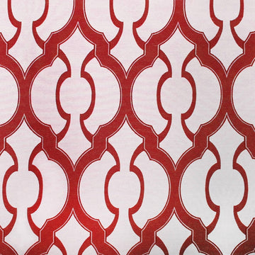 HHF Mila Red - Woven Upholstery Fabric