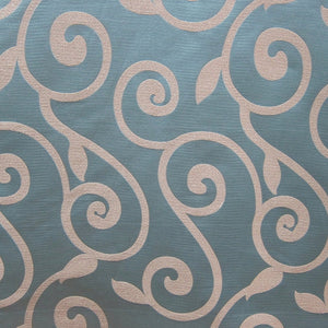 HHF Rene Turquoise - Woven Upholstery Fabric