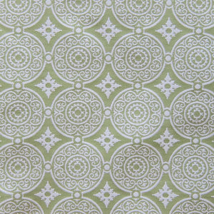 HHF Medallion Apple FRONT - Outdoor Upholstery Fabric