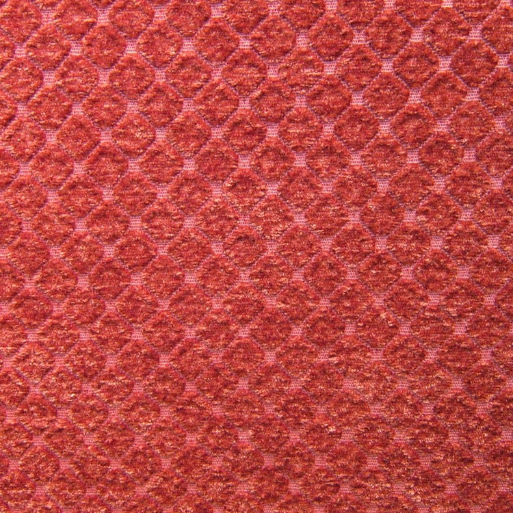 HHF Cobblestones Scarlet - Chenille Upholstery Fabric