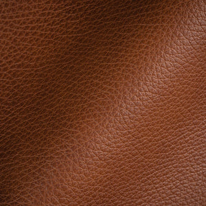 HHF Royce Cognac - Leather Upholstery Fabric