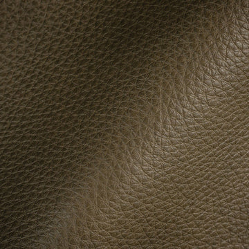 HHF Royce Olive - Leather Upholstery Fabric