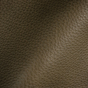 HHF Royce Olive - Leather Upholstery Fabric