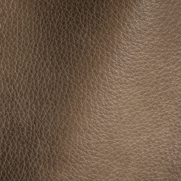 HHF Royce Taupe - Leather Upholstery Fabric