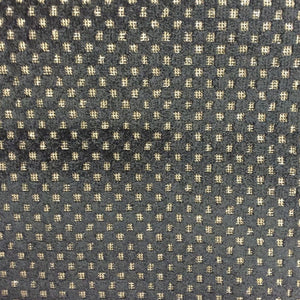 HHF Tartan Black  - Velvet Upholstery Fabric