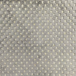 HHF Tartan Charcoal  - Velvet Upholstery Fabric