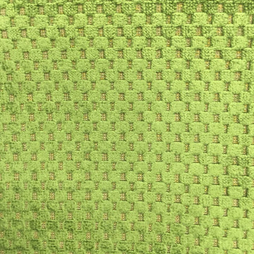 HHF Tartan Kiwi  - Velvet Upholstery Fabric