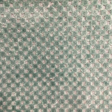 HHF Tartan Sea Spray  - Velvet Upholstery Fabric