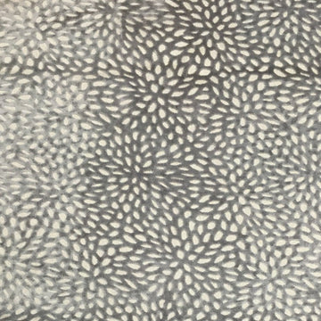 HHF Florecita Silver  - Velvet Upholstery Fabric