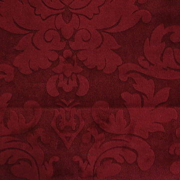 HHF Nattie Red - Velvet Upholstery Fabric