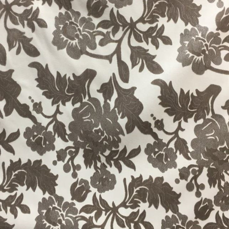 HHF Vidara Taupe - Velvet Upholstery Fabric