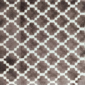 HHF Arcade Mocha - Velvet Upholstery Fabric