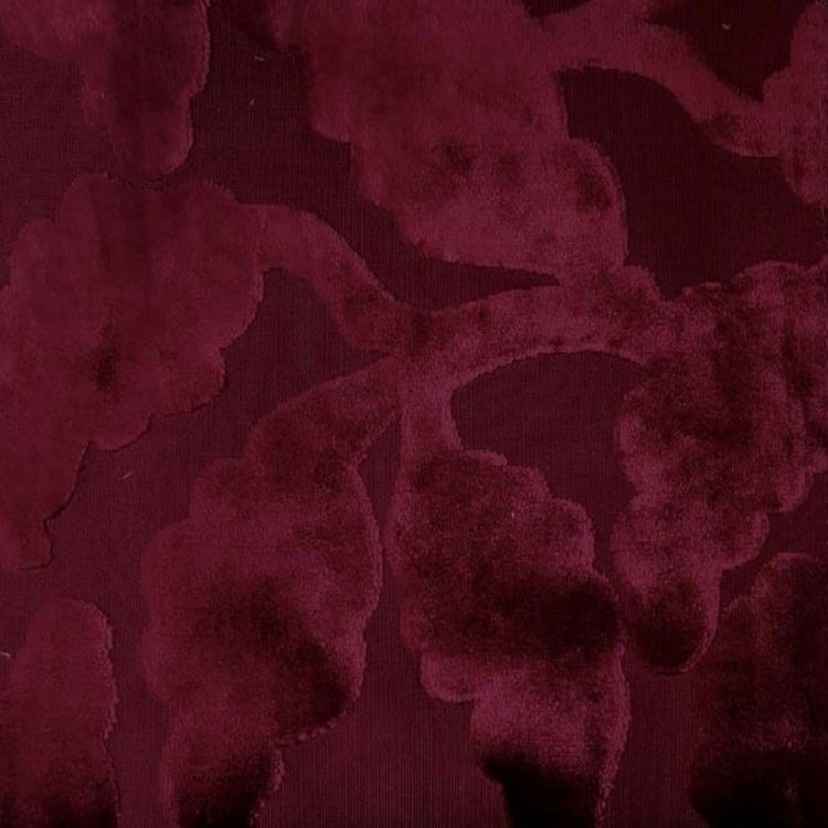 HHF Davis Wine - Velvet Upholstery Fabric