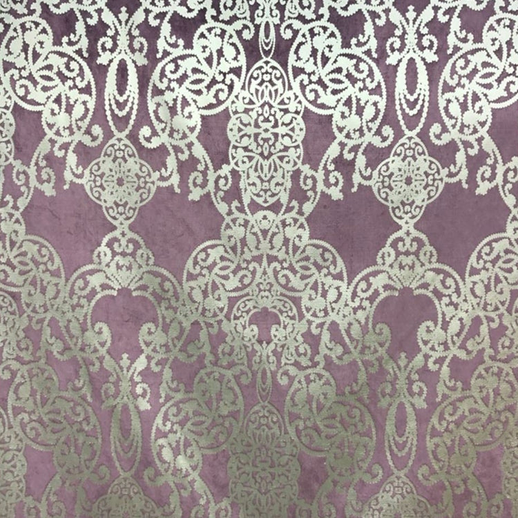 HHF Capilla Amethyst - Velvet Upholstery Fabric