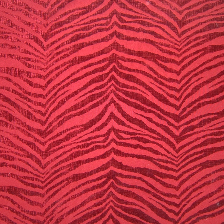 HHF Mowgli Red - Chenille Upholstery Fabric