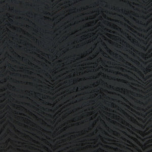 HHF Mowgli Black - Chenille Upholstery Fabric