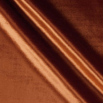 HHF Glamour Orange - Velvet Upholstery Fabric