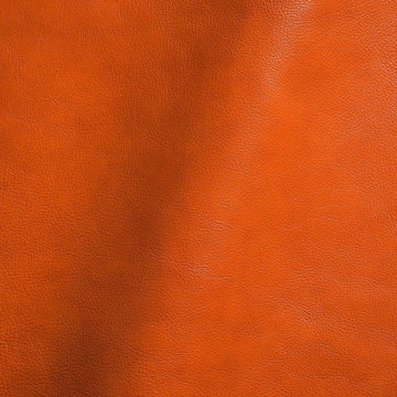 HHF Karina Orange - Leather Upholstery Fabric